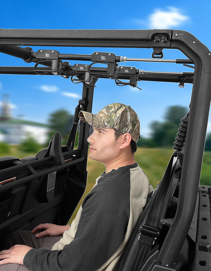 UTV Overhead Hunting Tool Holder Rack for Polaris Ranger - Kemimoto