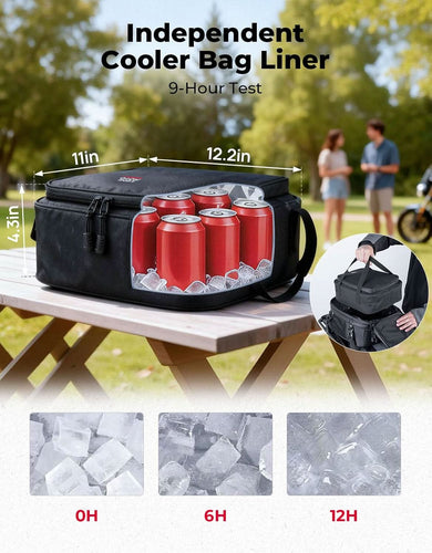 22L-34L Expandable Tail Bag For Motorcycle - Kemimoto