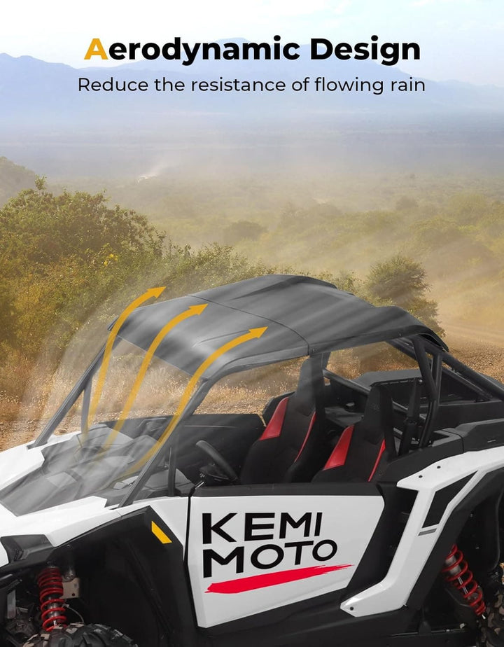 3-in-1 UTV Roof Hard Top for Polaris RZR XP 1000 2024-2025 - Kemimoto