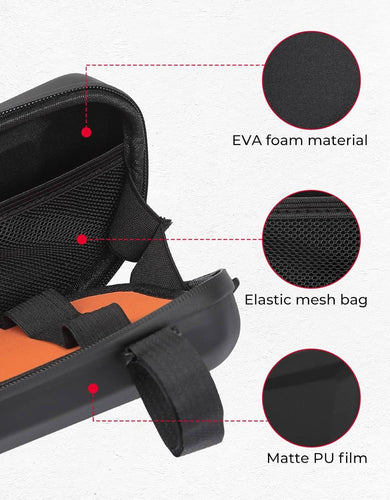 EVA Hard Shell Tool Side Bag for Motorcycle - Kemimoto
