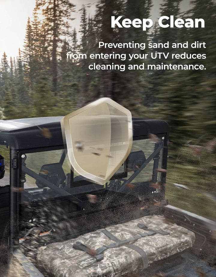 UTV Sliding Glass Rear Window For CFMOTO UFORCE 1000/1000 XL 2019-2025