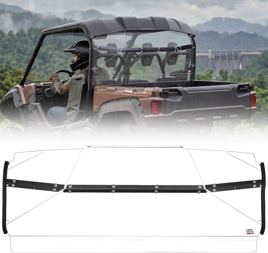 UTV Rear Windshield For Yamaha Viking - Kemimoto