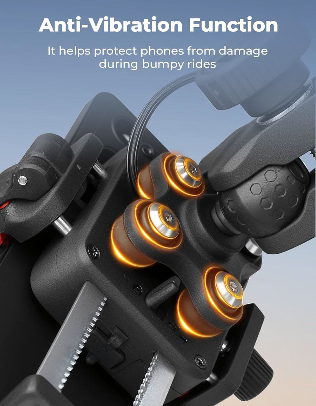 KEMIMOTO Charging Phone Mount For Motorcycle - Kemimoto