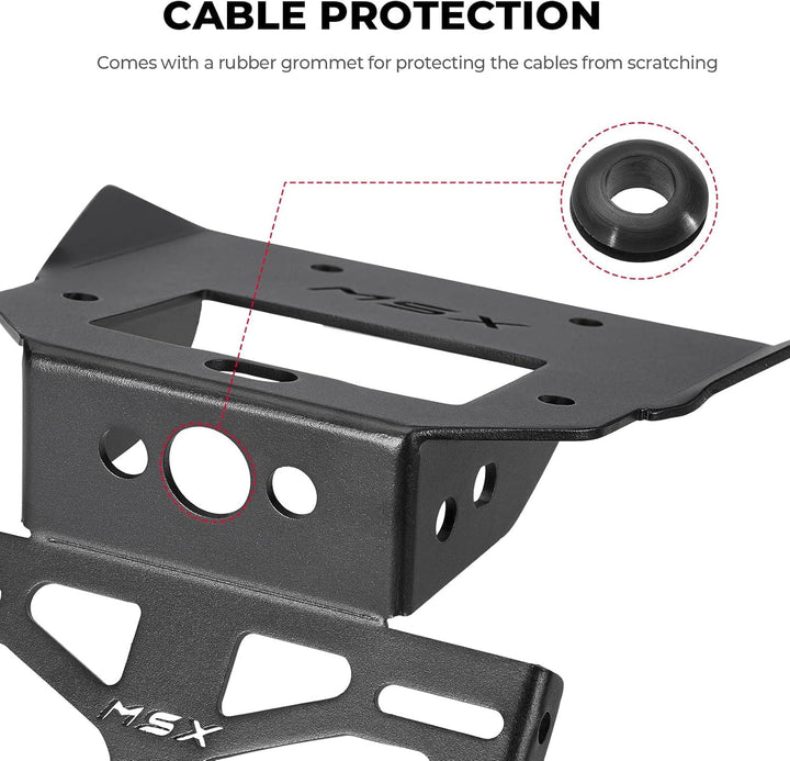 License Plate Bracket for Grom MSX125 2020-2017 - Kemimoto
