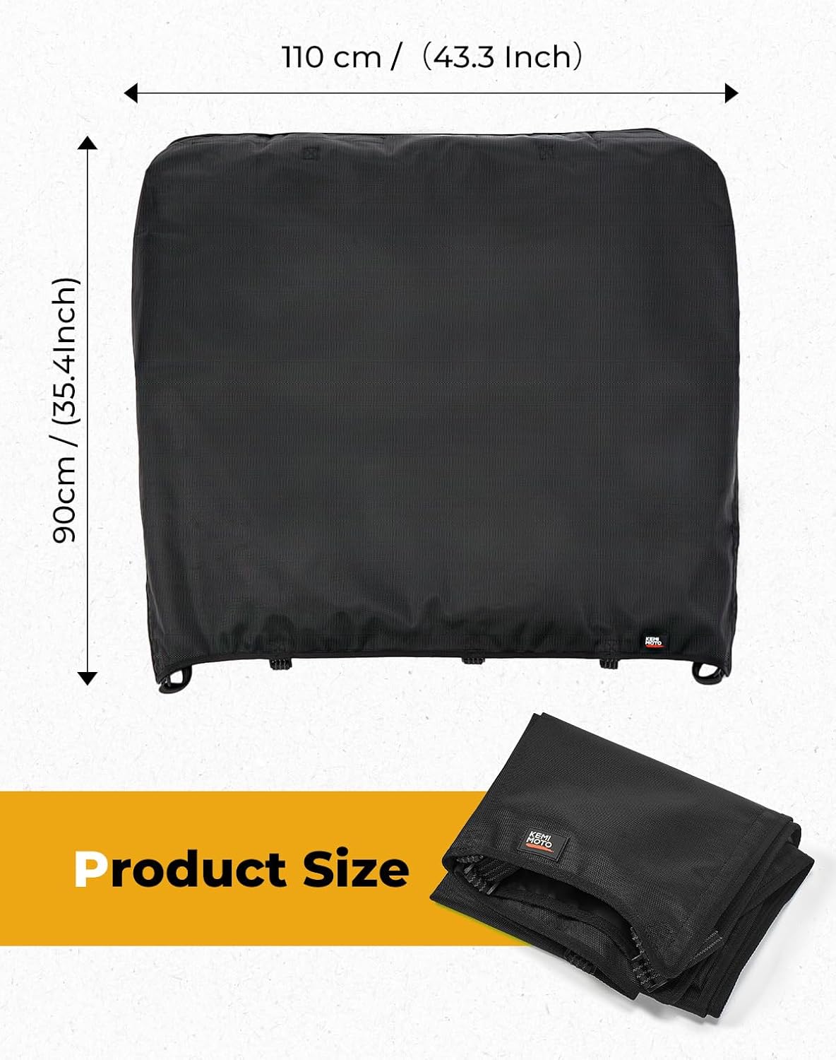 1680D Oxford Fabric Roof for RZR 570/Trail 570/800 - Kemimoto