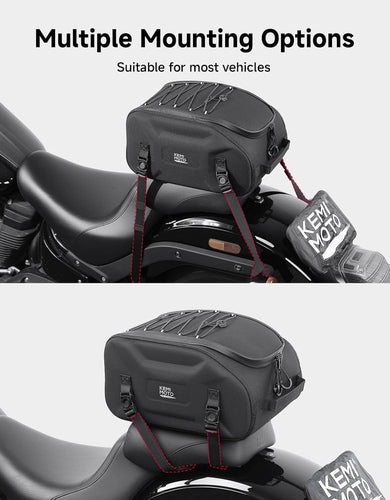 13L Waterproof Tail Bag For Motorcycle - Kemimoto