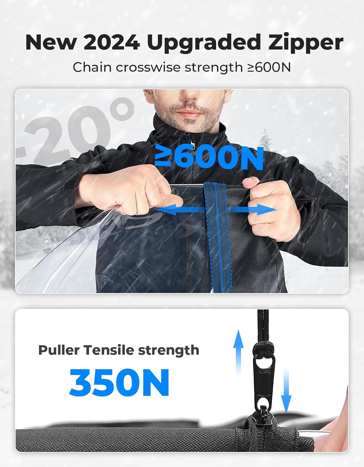 Upper Doors with Steel Frame for Polaris Ranger 1000/ XP 1000 2020-2025 - Kemimoto