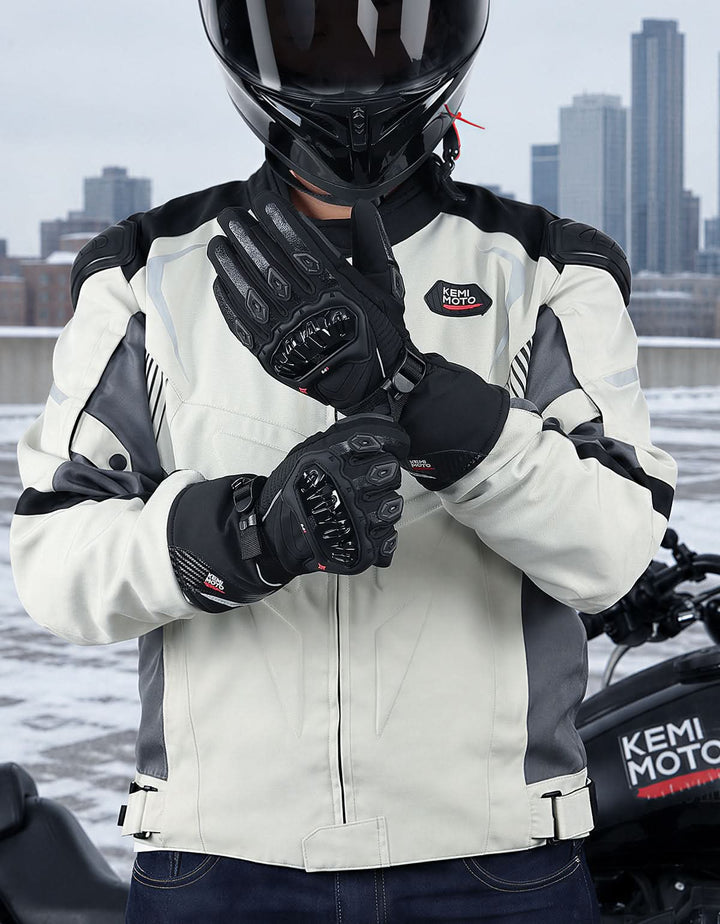 Rainproof Riding Warm Gloves with Touchscreen for Motorcycle Riding, ATV, UTV, Snowmobile
