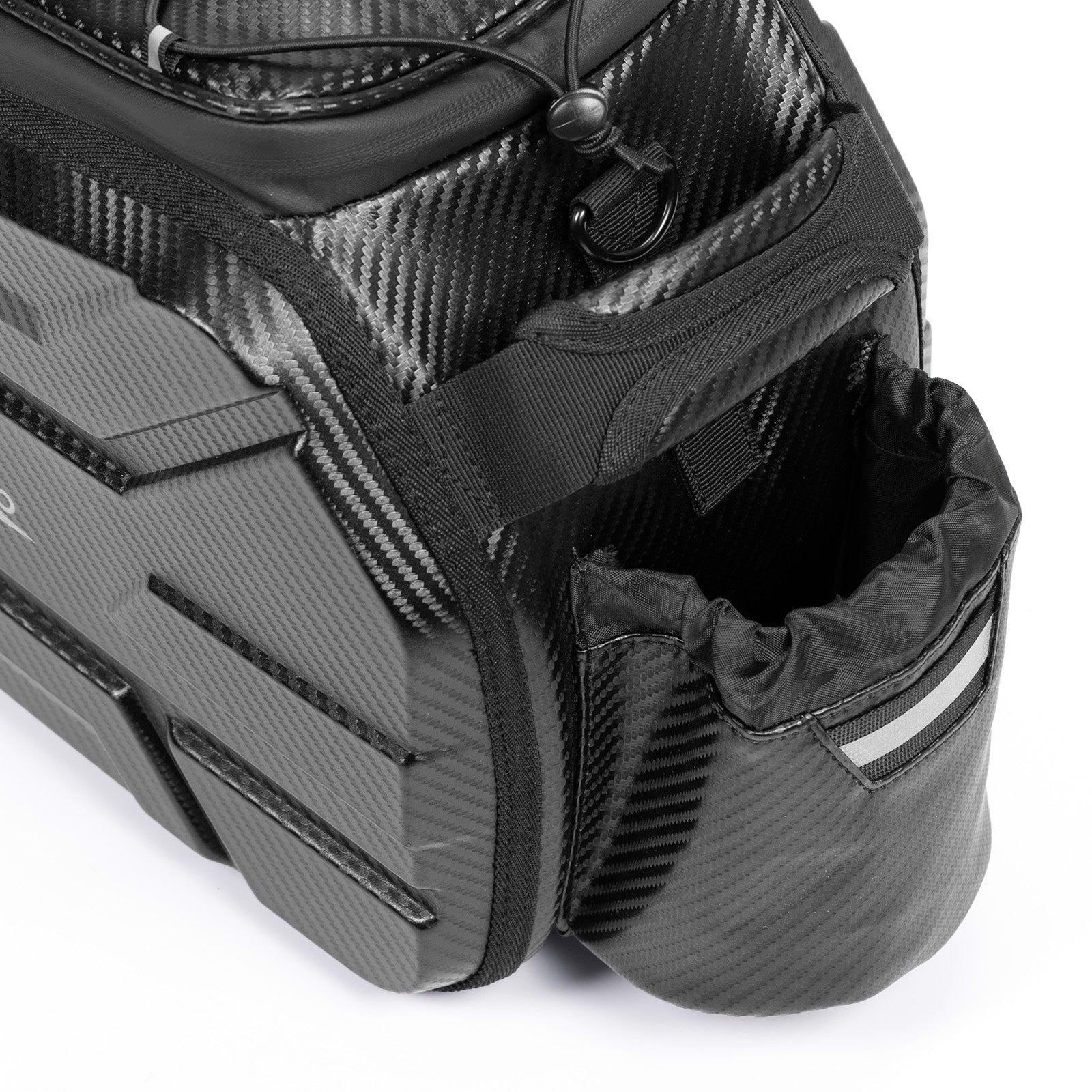 15L Capacity Hard Shell Bicycle Rear Rack Bag - Kemimoto