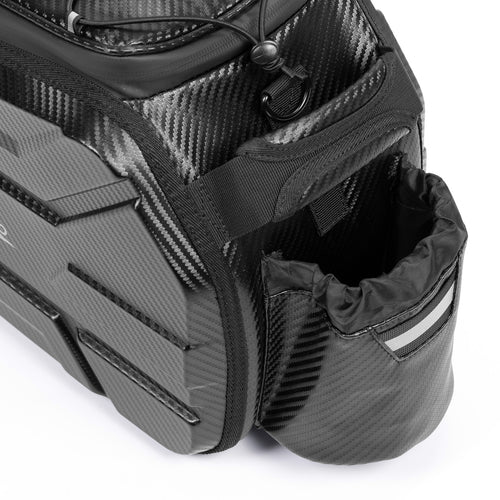 15L Capacity Hard Shell Bicycle Rear Rack Bag - Kemimoto