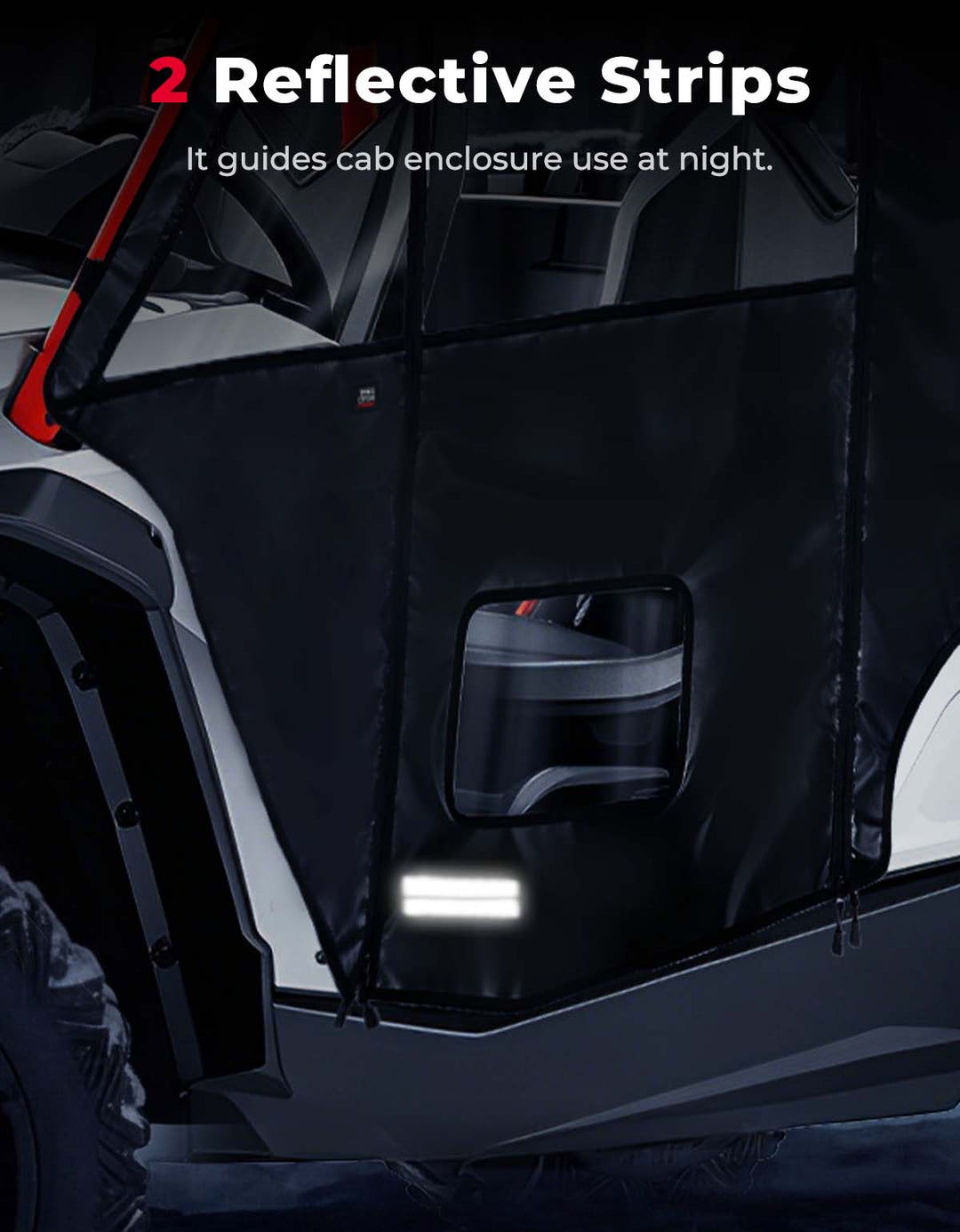 Soft Cab Enclosure Doors For Can-Am Commander (2011–2020)
