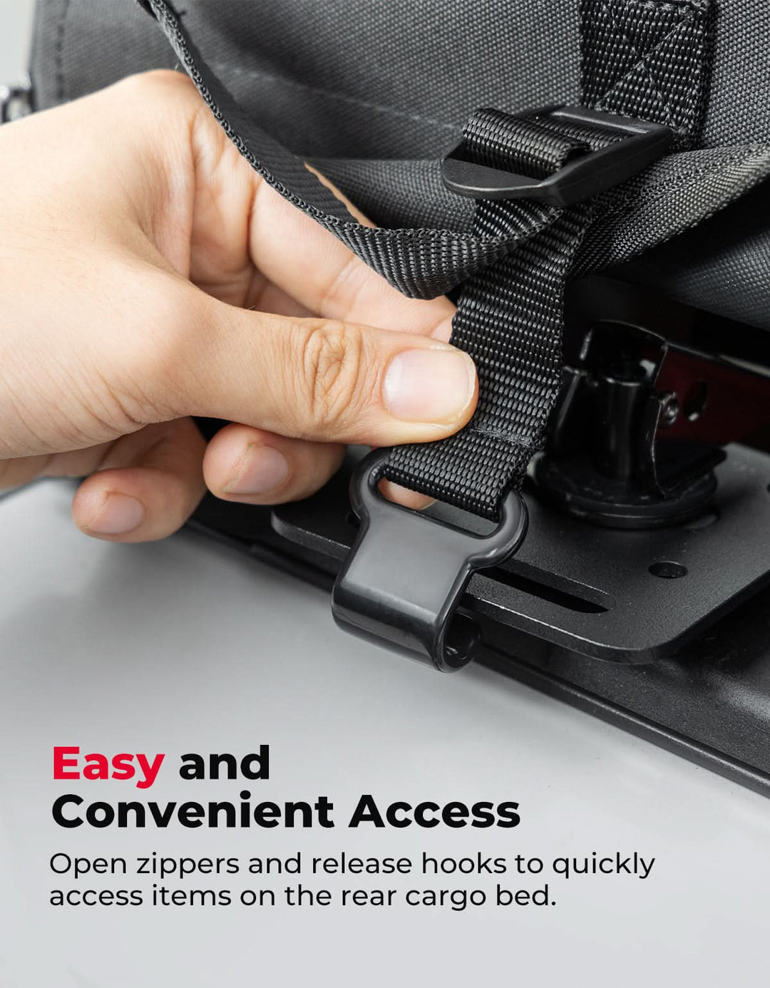 Soft Cargo Camper Bed Cover Rack for Polaris General 1000 / XP 1000 / 4 1000 (2016–2026)