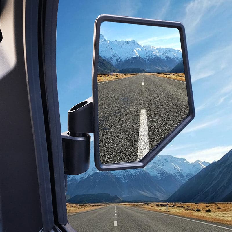 Door-Mounted Side Mirrors for Polaris Ranger XD 1500 - Kemimoto