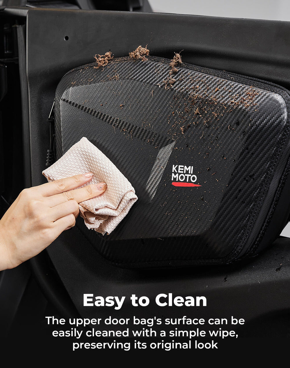 Upper Door Bags for Can-Am Maverick R 2024+ - Kemimoto
