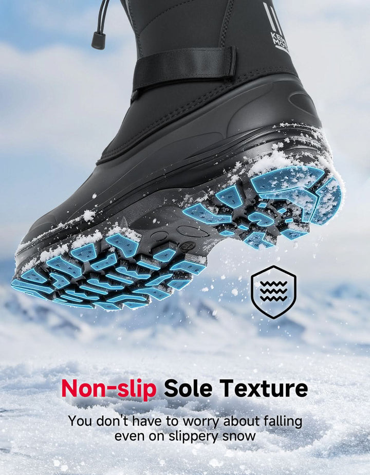 Men’s Heated Snow Boots – 10H Battery Life