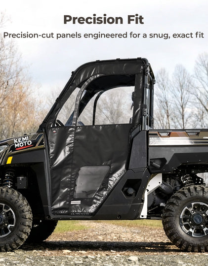 UTV Cab Enclosure Upper Doors for Ranger XP 1000 (2017-2025)