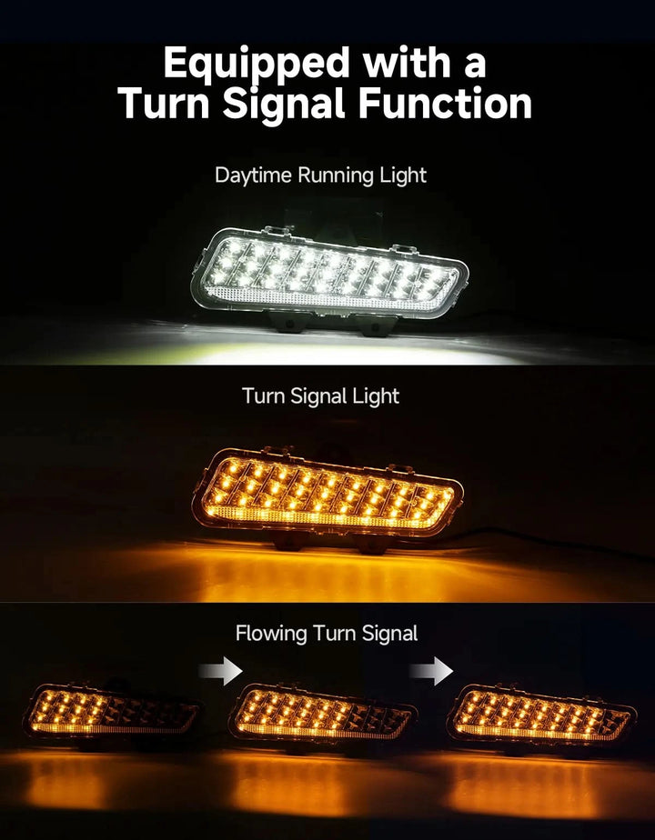 UTV Turn Signal Kit with Dash Indicator and Brake Light for Polaris Ranger 1000 XP / Crew 2025-2027