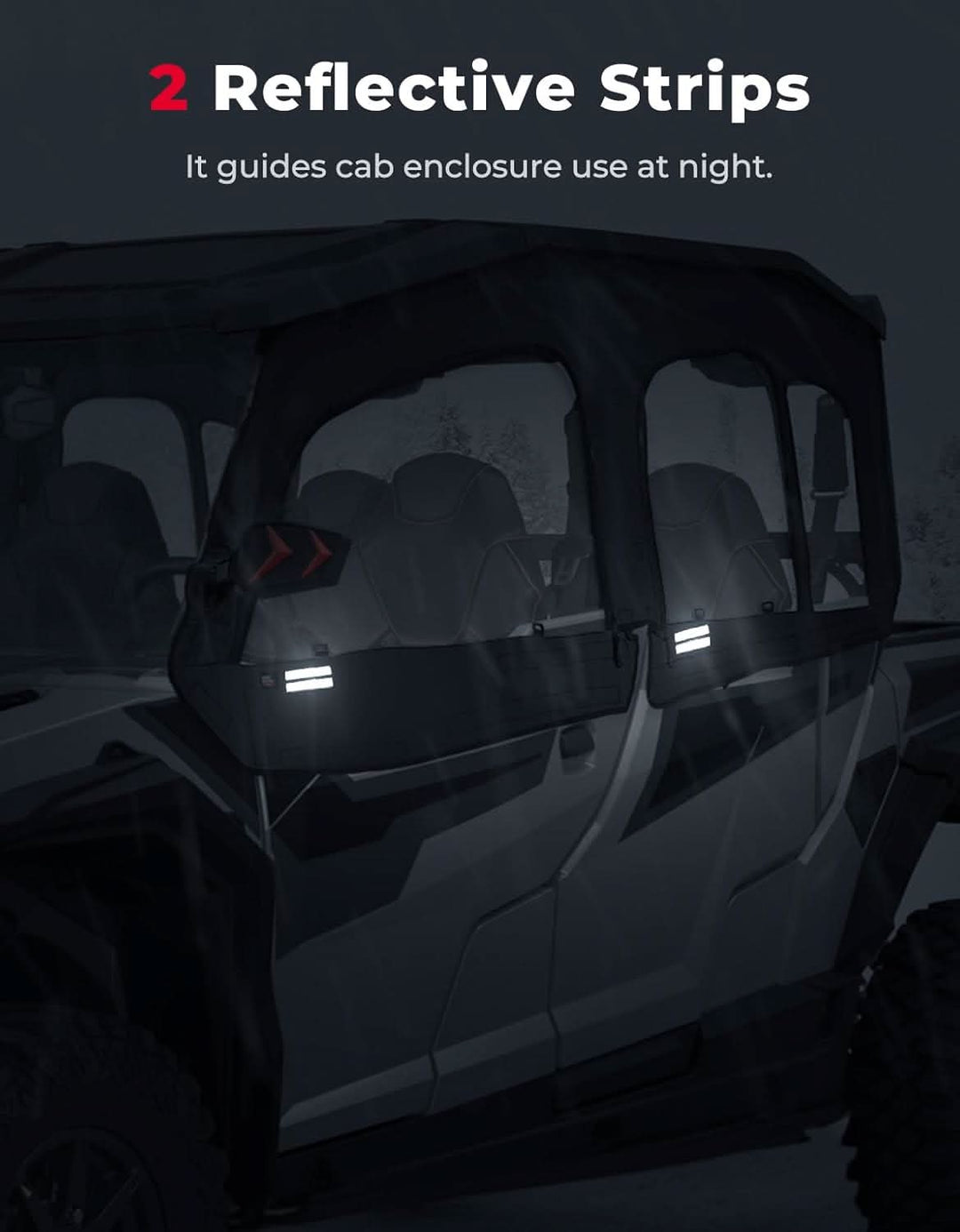 Upgraded Soft Upper Doors for Polaris General 4 1000 / XP 4 1000