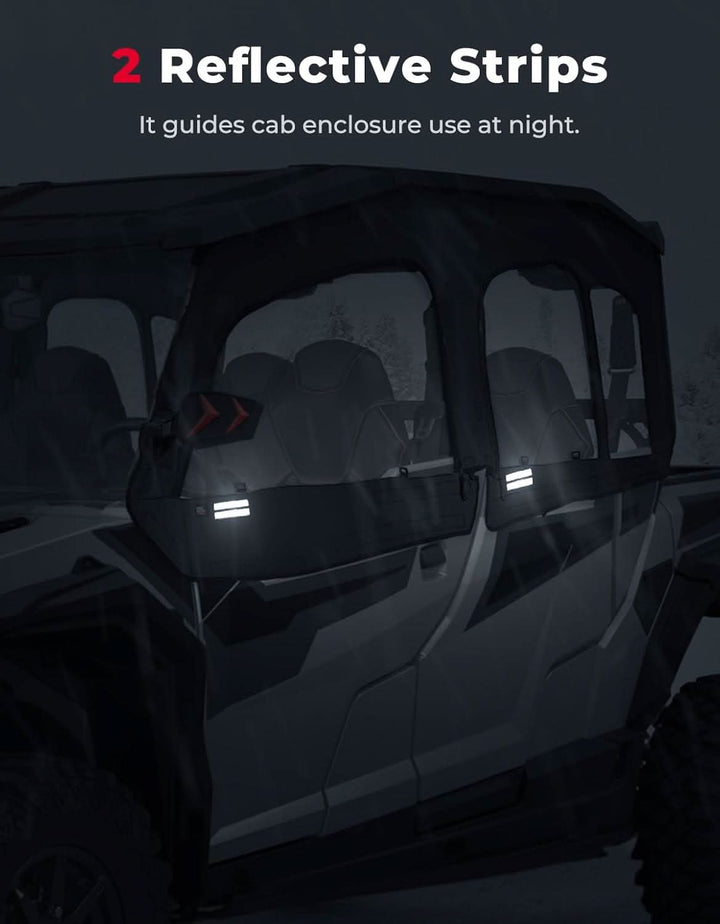 Upgraded Soft Upper Doors for Polaris General 4 1000 / XP 4 1000