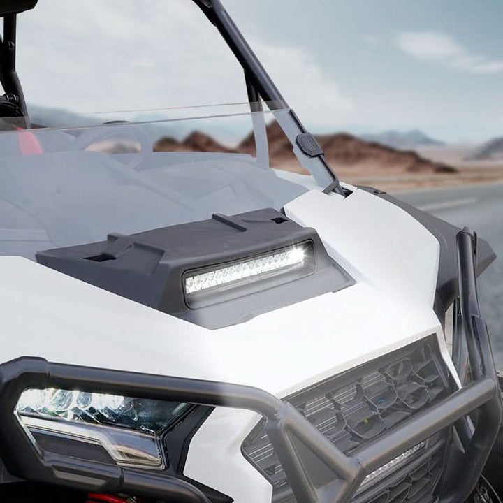 Hood Scoop with LED Spotlight for Polaris RZR XP 1000 / XP 4 1000 2024-2025 - Kemimoto