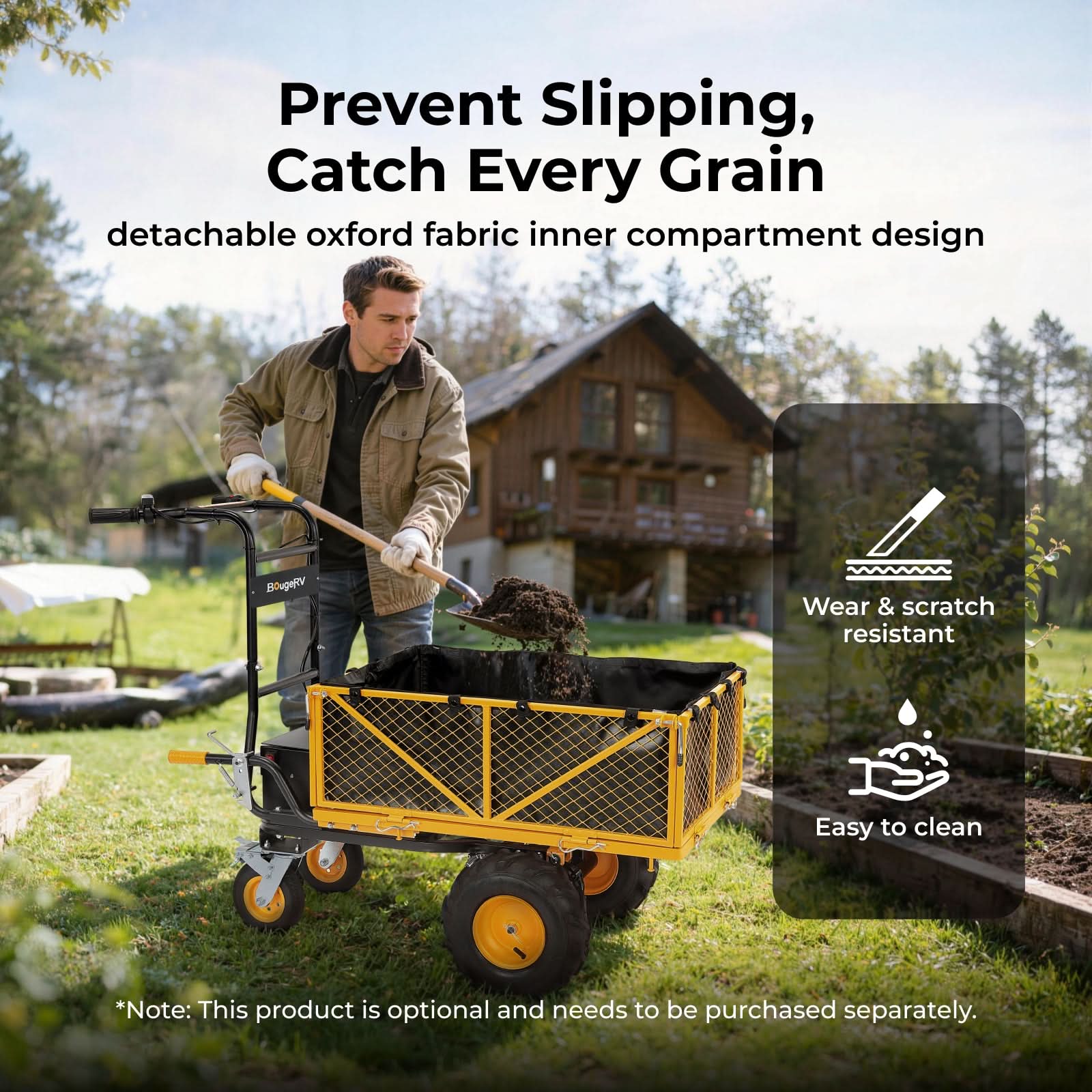BougeRV GC660 Electric Utility Garden Cart - Kemimoto