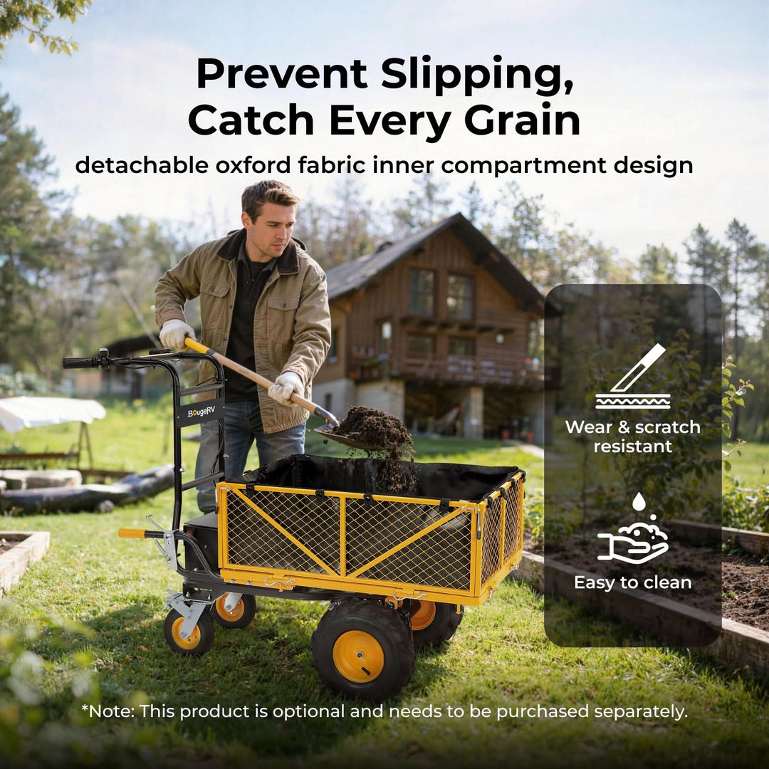 BougeRV GC660 Electric Utility Garden Cart - Kemimoto