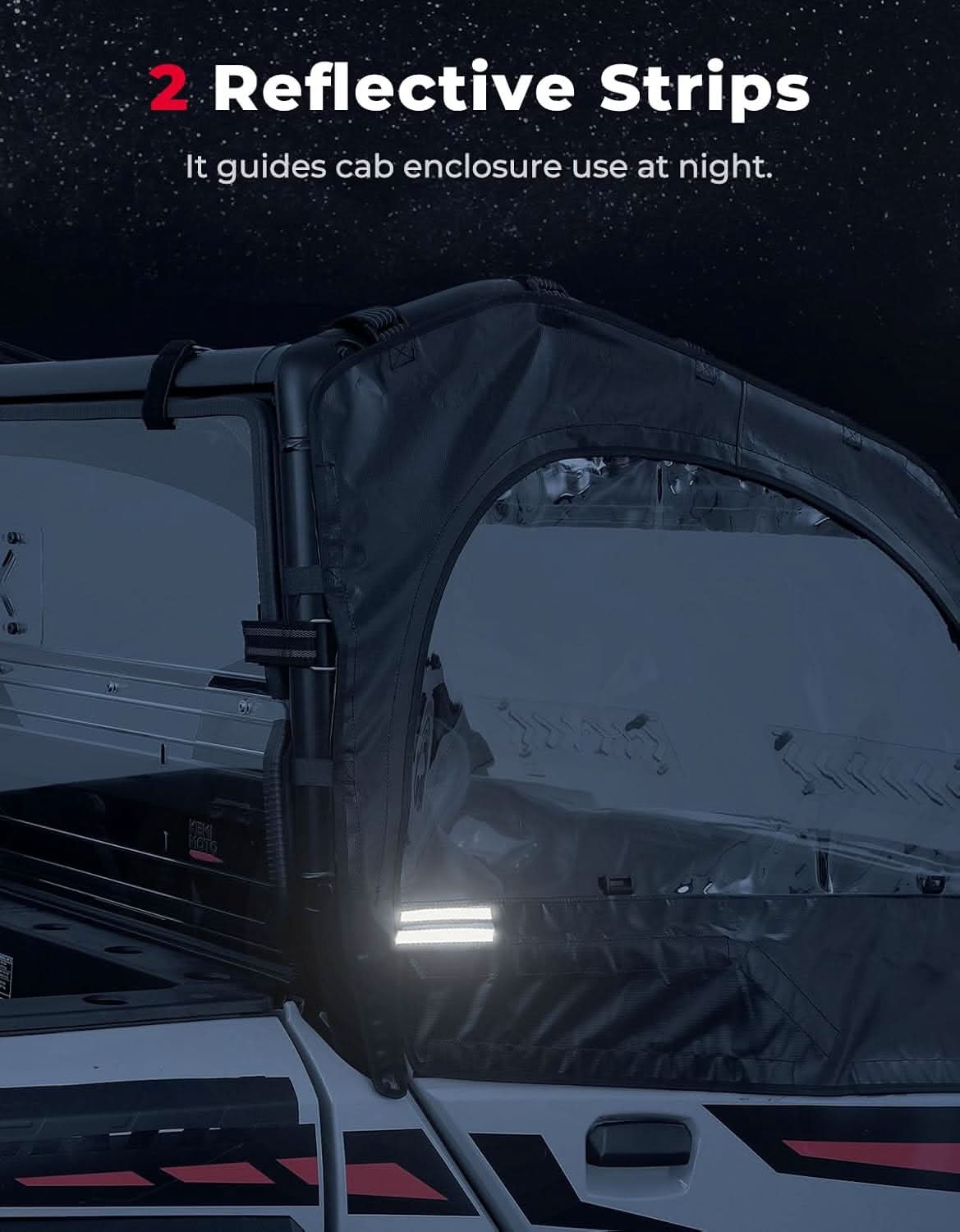 UTV Soft Upper Doors Compatible with Polaris General 1000 / XP