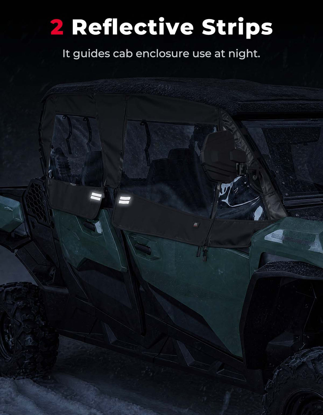 Soft Cab Enclosure Doors For Can-Am Commander MAX