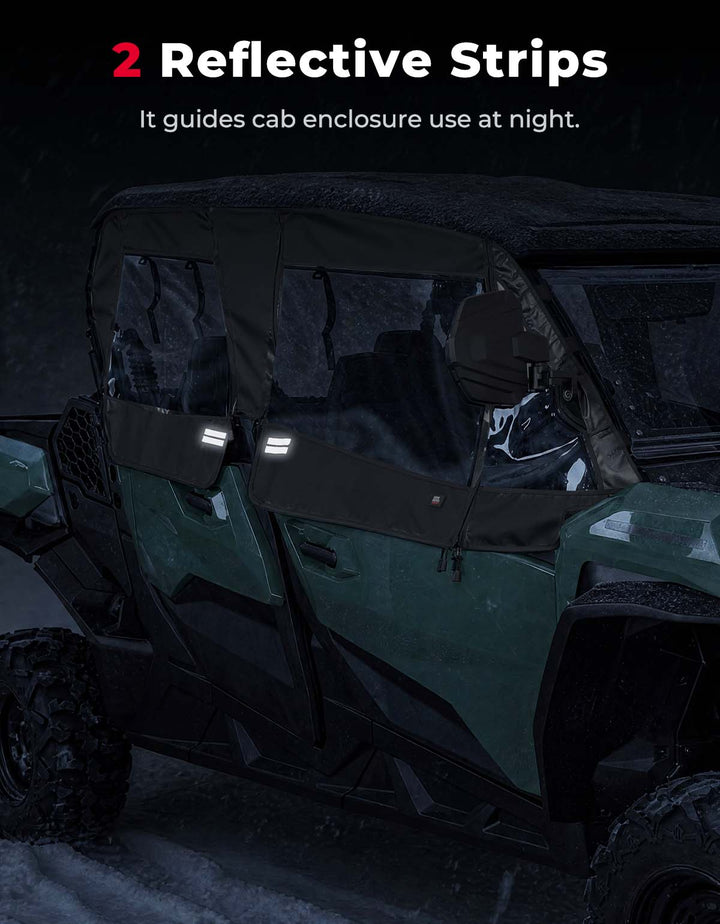 Soft Cab Enclosure Doors For Can-Am Commander MAX