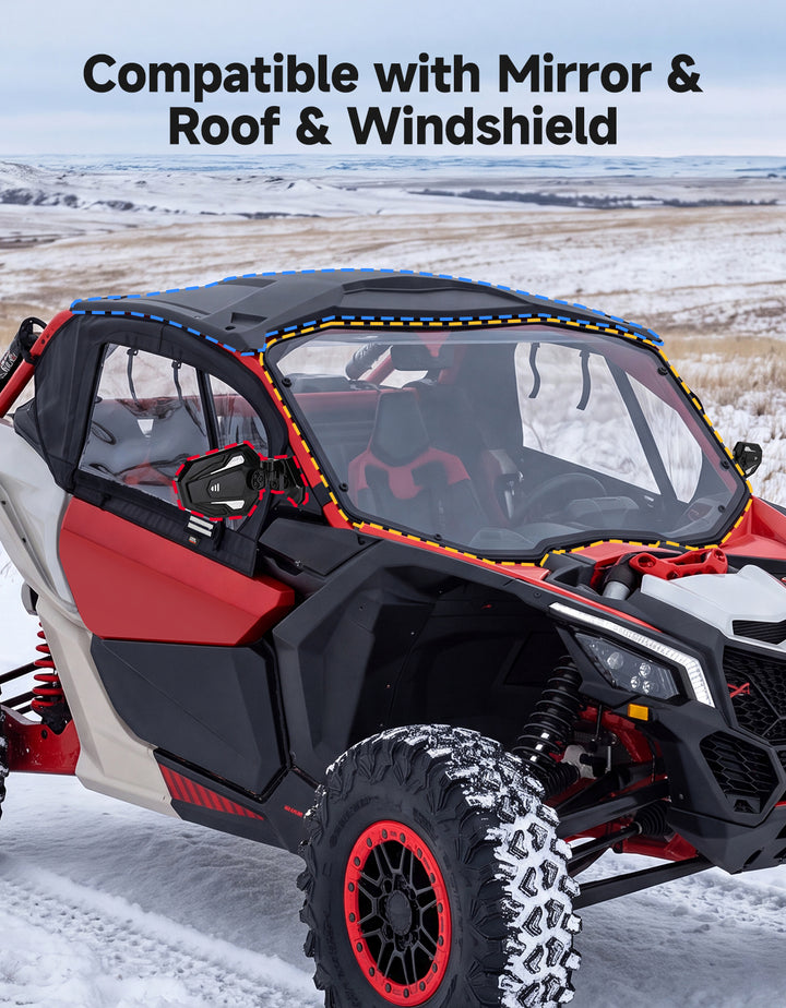 Cab Enclosure with Steel Frame For Can-Am Maverick X3 (2017–2026)