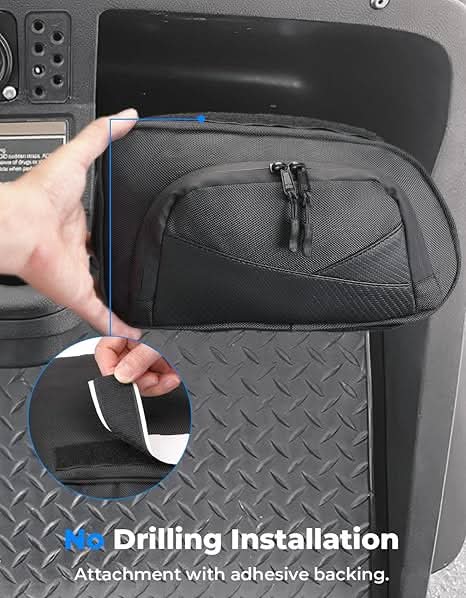Golf Cart Dash Storage Bag for EZ-GO TXT 1993-2013 Dashboard - Kemimoto
