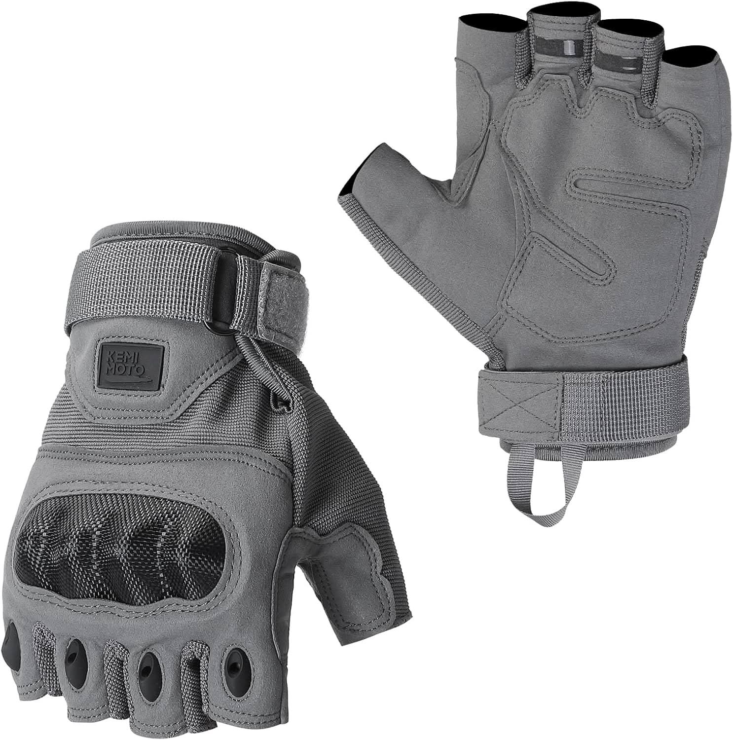 Motorcycle Fingerless Tactical Gloves for Men