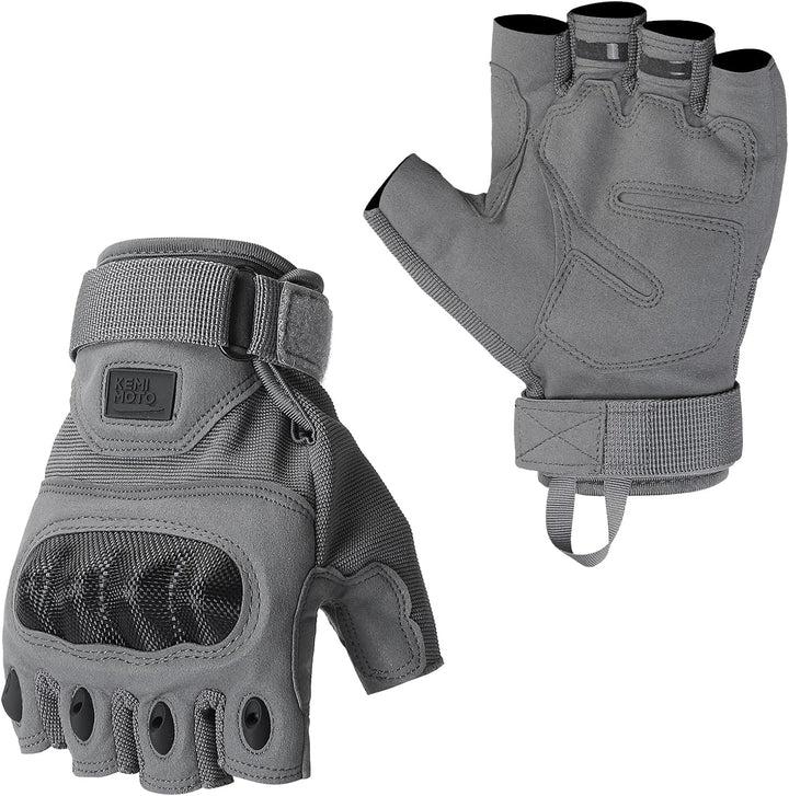 Motorcycle Fingerless Tactical Gloves for Men
