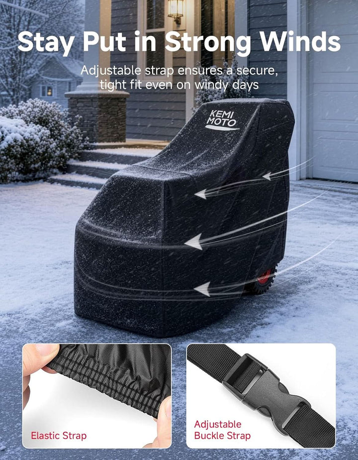 Universal Snow Blower Cover with Windproof Buckle