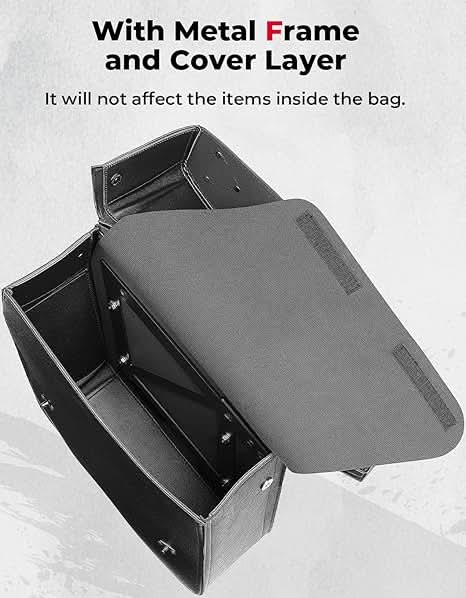 Motorcycle Leather Saddle Bags for Sportster 883 - Kemimoto