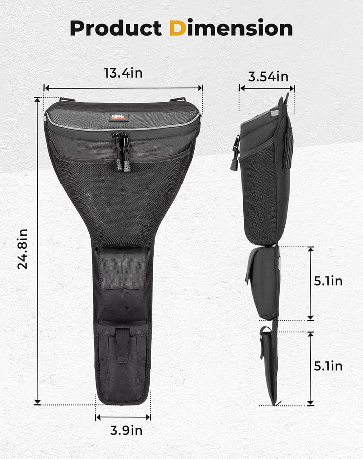 Center Storage Bag with Cup holder for 2024-2025 Polaris RZR XP 1000/ 4 - Kemimoto