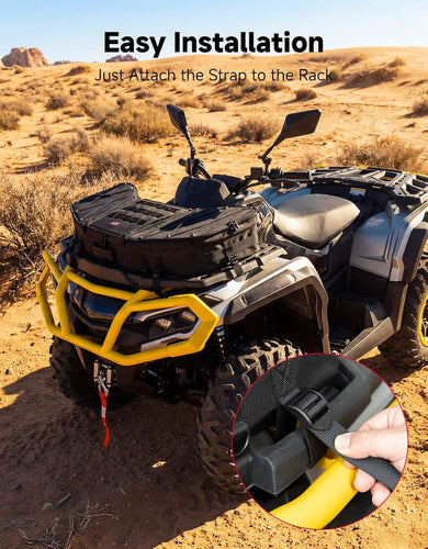 ATV Front Rear Rack Bag for Polaris Sportsman / Ranger / RZR , Can-Am - Kemimoto