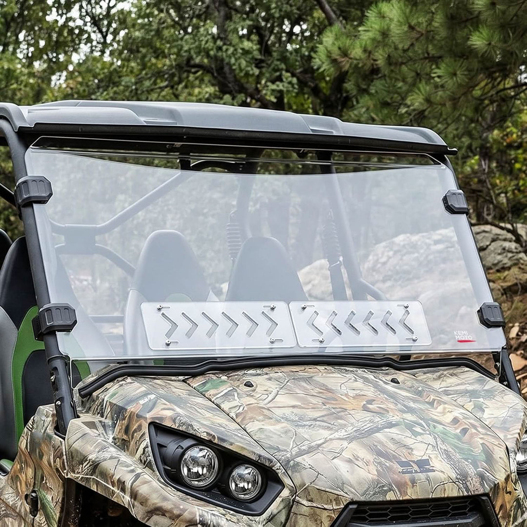 Vented Front Windshield For Kawasaki Teryx 2016+