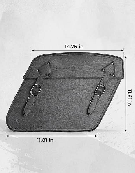 Motorcycle Leather Saddle Bags for Sportster 883 - Kemimoto