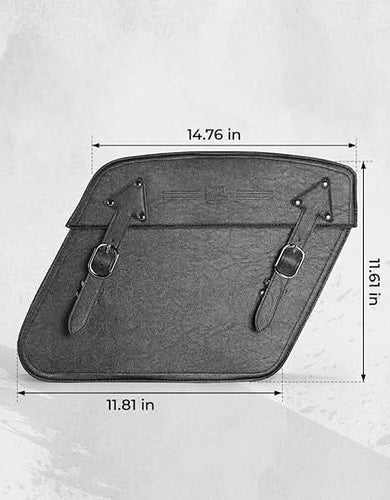 Motorcycle Leather Saddle Bags for Sportster 883 - Kemimoto