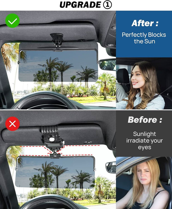 KEMIMOTO Sun Visor for Car - Kemimoto