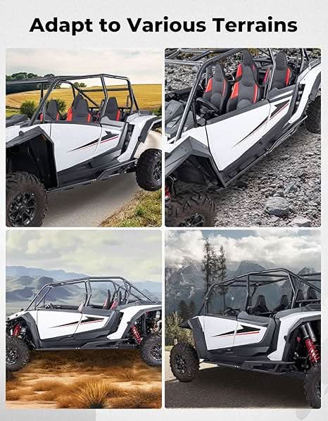 Nerf Bars Rock Sliders for Polaris RZR XP 1000/ XP 4 1000 2024-2025 - Kemimoto
