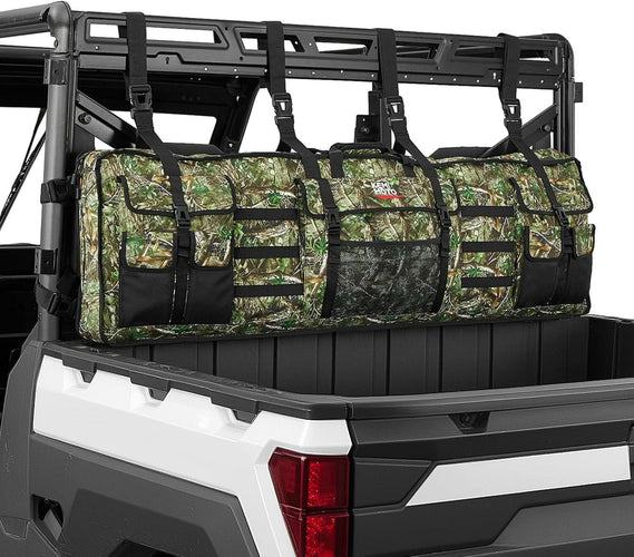 UTV Hunting Tool Bag Rack, Rear Roll Cage Carrier Case - Kemimoto