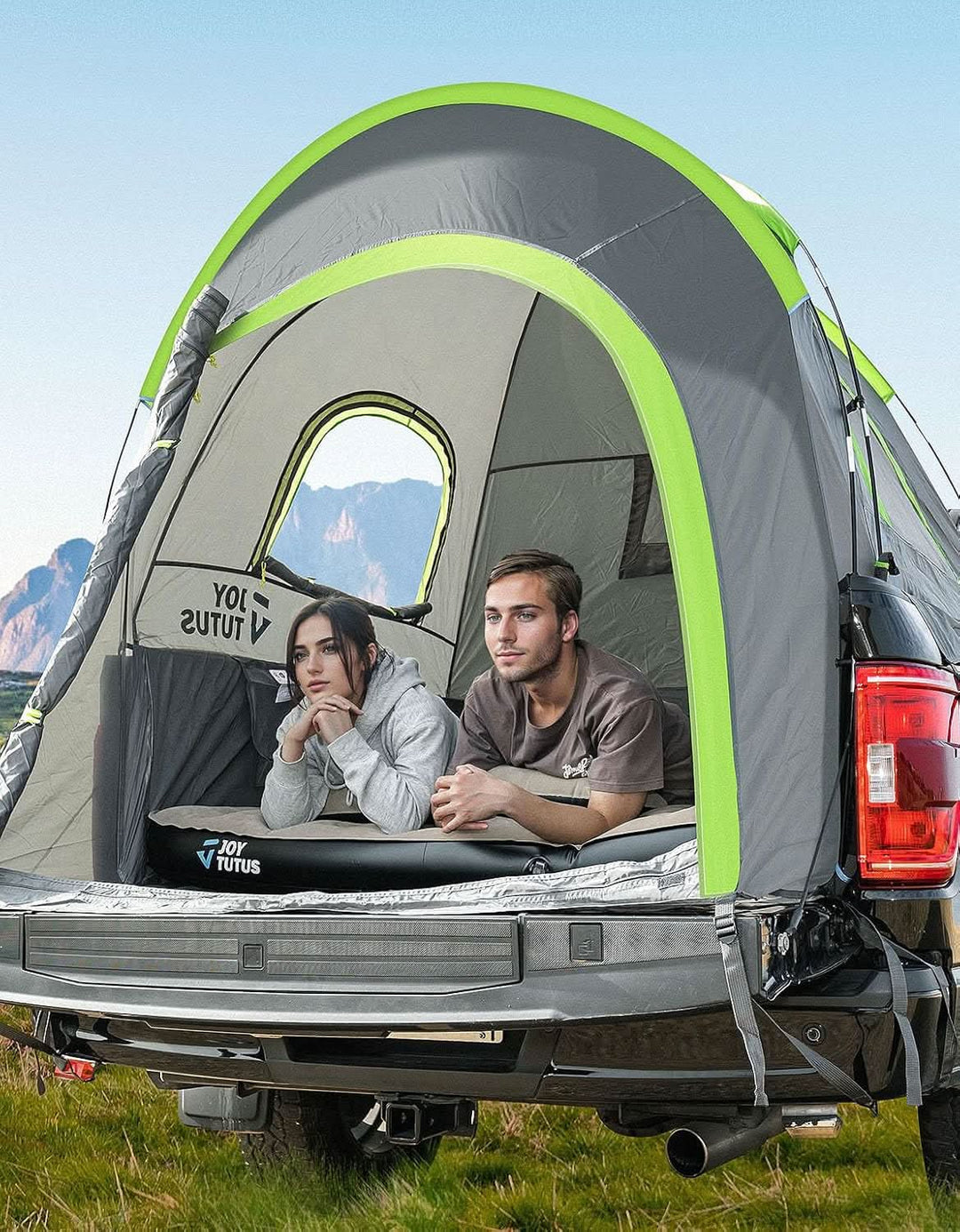 JOYTUTUS Pickup Truck Tent 2.0, 5.5-6 ft, Fiberglass rod - Kemimoto