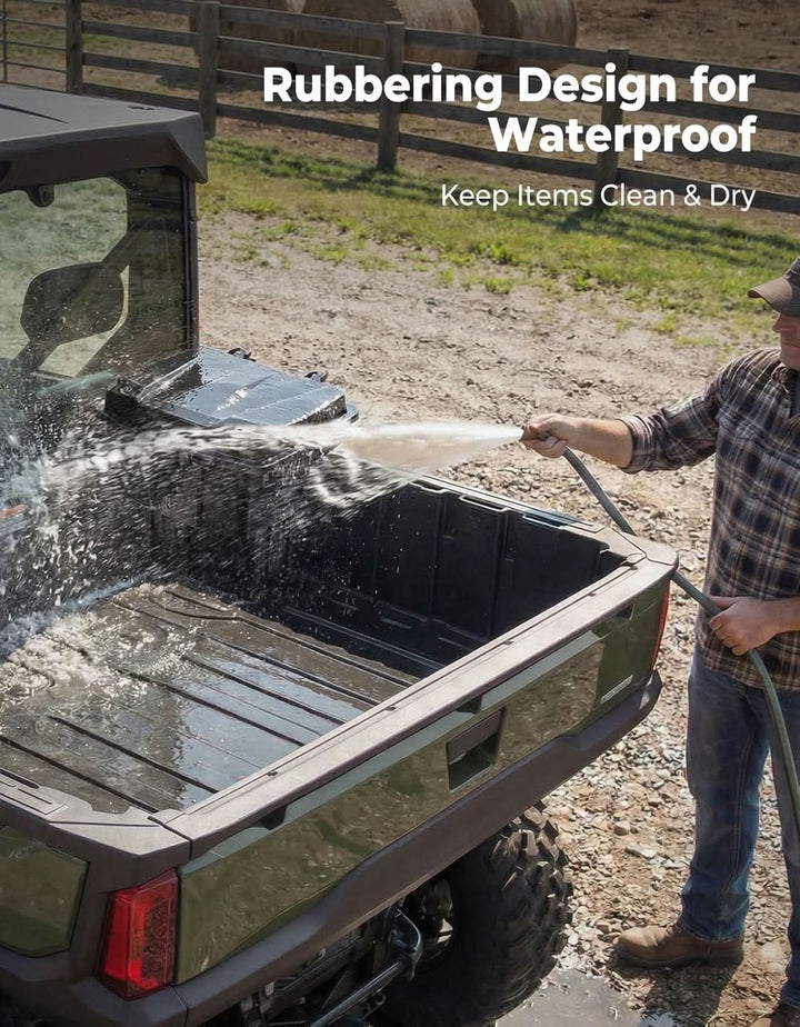 UTV Bed Storage Box 5.8GAL for Polaris Ranger 1500 XD Premium/Northstar - Kemimoto