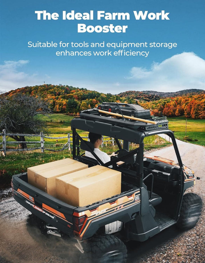 Roof Rack for Polaris Ranger XP 1000/ Ranger 1000 (2-Seat) - Kemimoto
