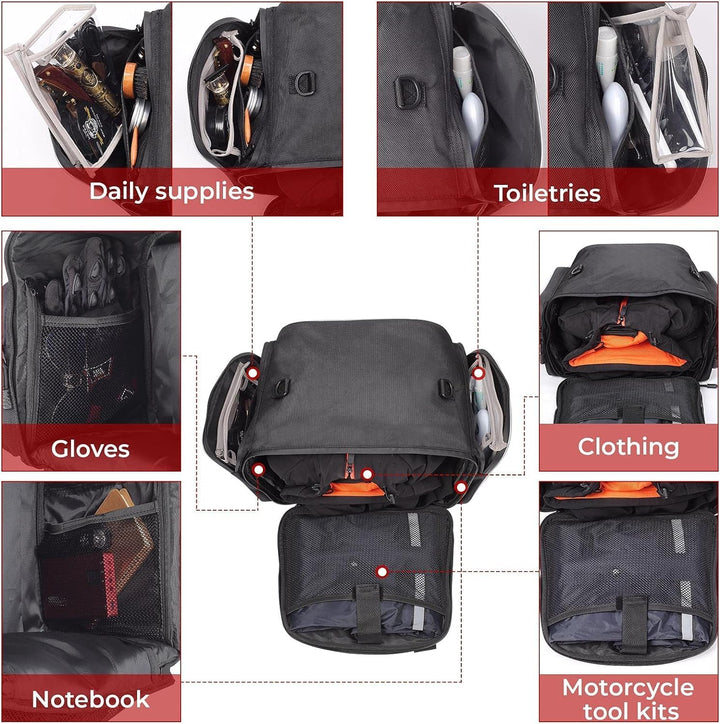 Trunk Liner Bags 1 Pairs for Harley Tri Glide 2009-2025 - Kemimoto
