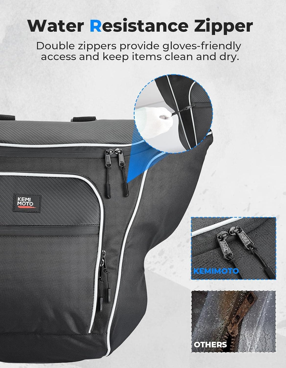 UTV Center Seat Bag for Polaris General 1000/ XP 1000 2016-2024 - Kemimoto