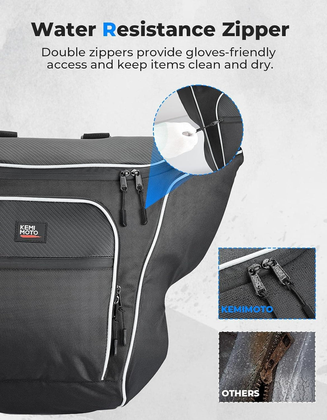UTV Center Seat Bag for Polaris General 1000/ XP 1000 2016-2024 - Kemimoto