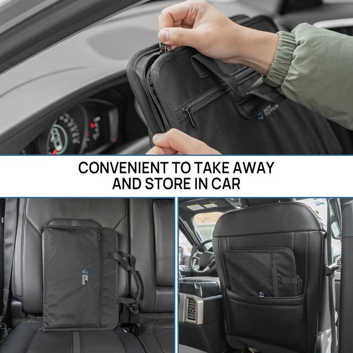 JOYTUTUS 3 in 1 Steering Wheel Eating Tray, Car Back Seat Laptop Desk - Kemimoto